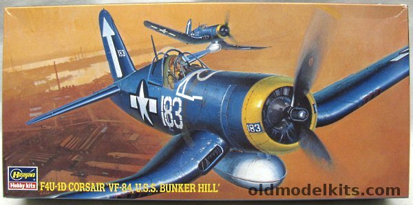 Hasegawa 1/72 Vought F4U Corsair -  US Navy VF-17 USS Bunker Hill '182' or '122' July 1943, AT108 plastic model kit